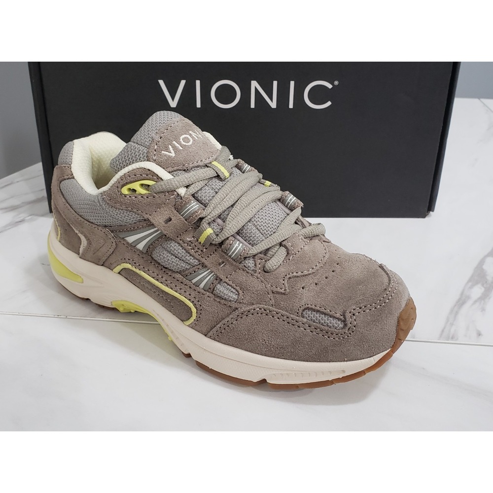 NEW DAMAGED BOX - SIZE 13 - Vionic 23 Walk Women's Athletic Grey Suede